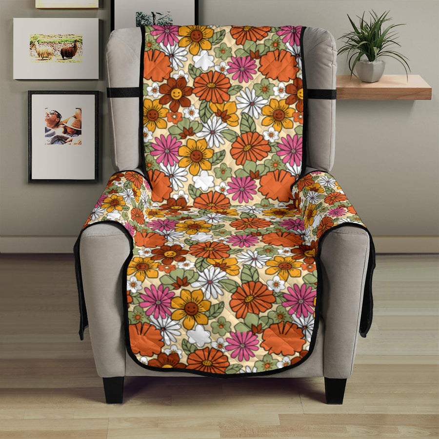 Flower Power Couch Covers on a sofa in a living room (view 5)