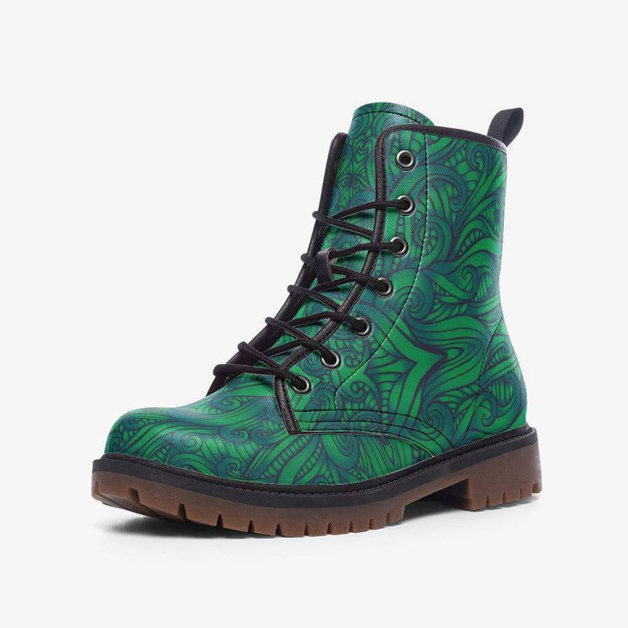 Maori Green Combat Boots | Raiana’s Vibes