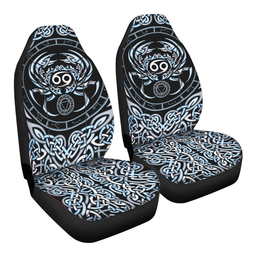 Cancer Galactic Faux Suede Car Seat Covers (Set of 2) on their own
