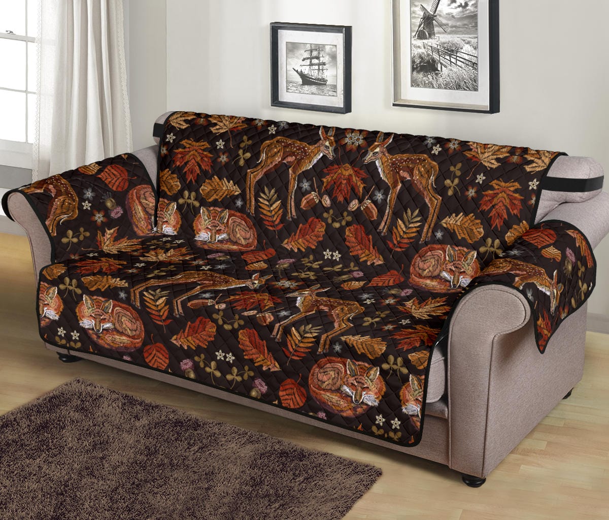 Couch Covers - Deers and Foxes