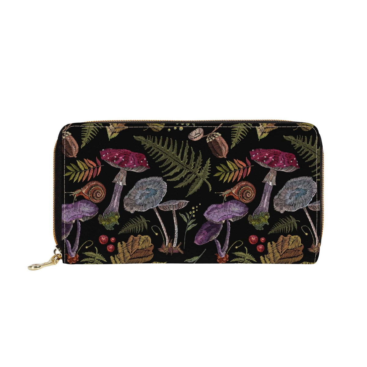 Dark Cottagecore | Large Leather Zip-Around Wallets for Women | Raiana ...